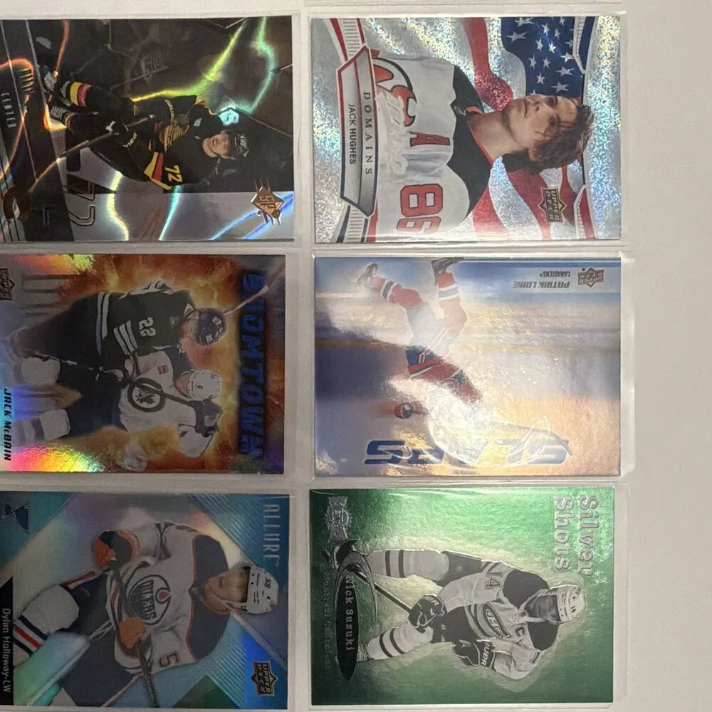 24- NHL Hockey Lot Inserts & Rookies , numbered.  Send best offer